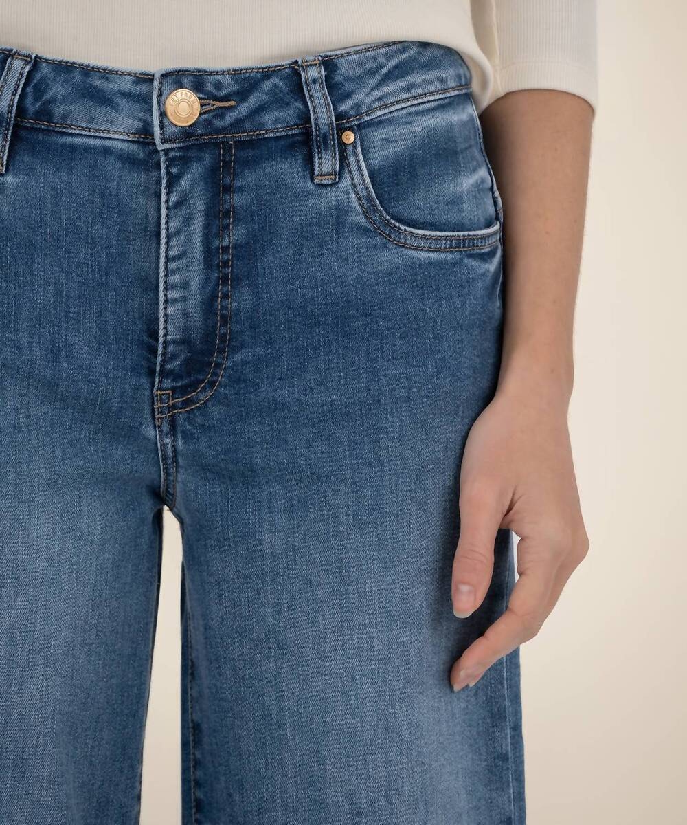 NEW KUT FROM THE KLOTH maya wide leg jeans in amuse wash - Picture 5 of 5